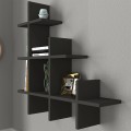 Juke Megapap melamine wall self in anthracite color 81,8x18x80cm.