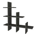 Juke Megapap melamine wall self in anthracite color 81,8x18x80cm.