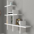 Juke Megapap melamine wall self in white color 81,8x18x80cm.