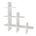 Juke Megapap melamine wall self in white color 81,8x18x80cm.