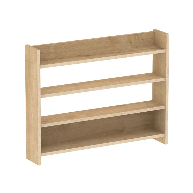 Lane Megapap melamine wall shelf in sapphire oak color 85x15x66cm.