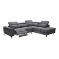 ROMEO Right Facing Corner-Relax Sofa, Grey Fabric