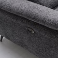 ROMEO Right Facing Corner-Relax Sofa, Grey Fabric