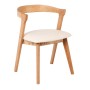 SANDRA Chair Natural, Pu Cream