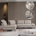 SELBY Left Facing Corner Sofa Fabric Beige