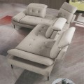 SELBY Left Facing Corner Sofa Fabric Beige