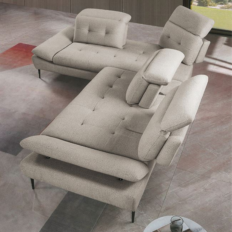 SELBY Left Facing Corner Sofa Fabric Beige