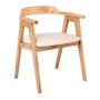 SELVA Armchair Natural, Pu Cream