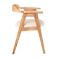 SELVA Armchair Natural, Pu Cream