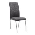 Dining room set 5pcs Darlen - Alma Megapap sencron black color - grey 125x72x74cm.