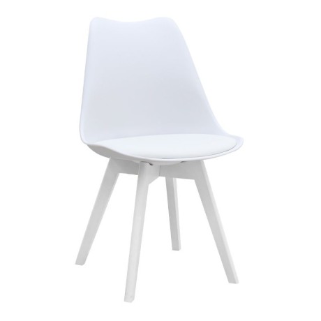 Dining room set 5pcs Darlen - Viva Megapap white color 125x72x74cm.