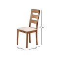 MILLER Set (Table 120+30x80+4 Chairs) Honey Oak