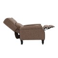 SIMPLE Relax Armchair Antique Brown Fabric
