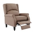 SIMPLE Relax Armchair Antique Brown Fabric