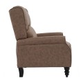 SIMPLE Relax Armchair Antique Brown Fabric