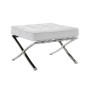 BARCELONA Type Ottoman White Pu