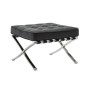BARCELONA Type Ottoman Black Pu