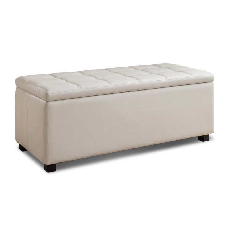 DENISE Storage Ottoman Pu Cream 113x43x45