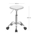 GLORY Low Stool White ABS