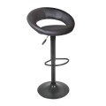 BELT Bar Stool Steel Black / Pu Black