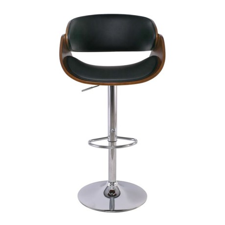 JOY Bar Stool Walnut/Pu Black