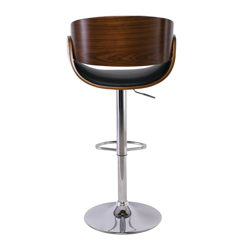 JOY Bar Stool Walnut/Pu Black