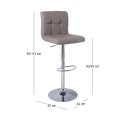 LINO Bar Stool Pu Cappuccino
