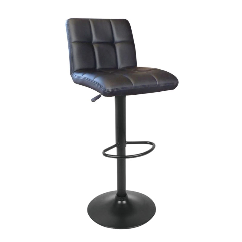 LINO Bar Stool Pu Black/Paint Black