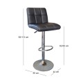 LINO Bar Stool Pu Black