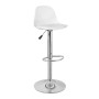 MARTIN Bar Stool Chrome/PP-Pu White