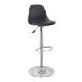 MARTIN Bar Stool Chrome/PP-Pu Black
