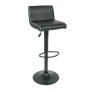 NERO Bar Stool Pu Black/Paint Black