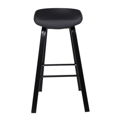 PENT Bar Stool Metal Black Color, PP Black