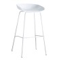 PENTOS Bar Stool Metal/PP White