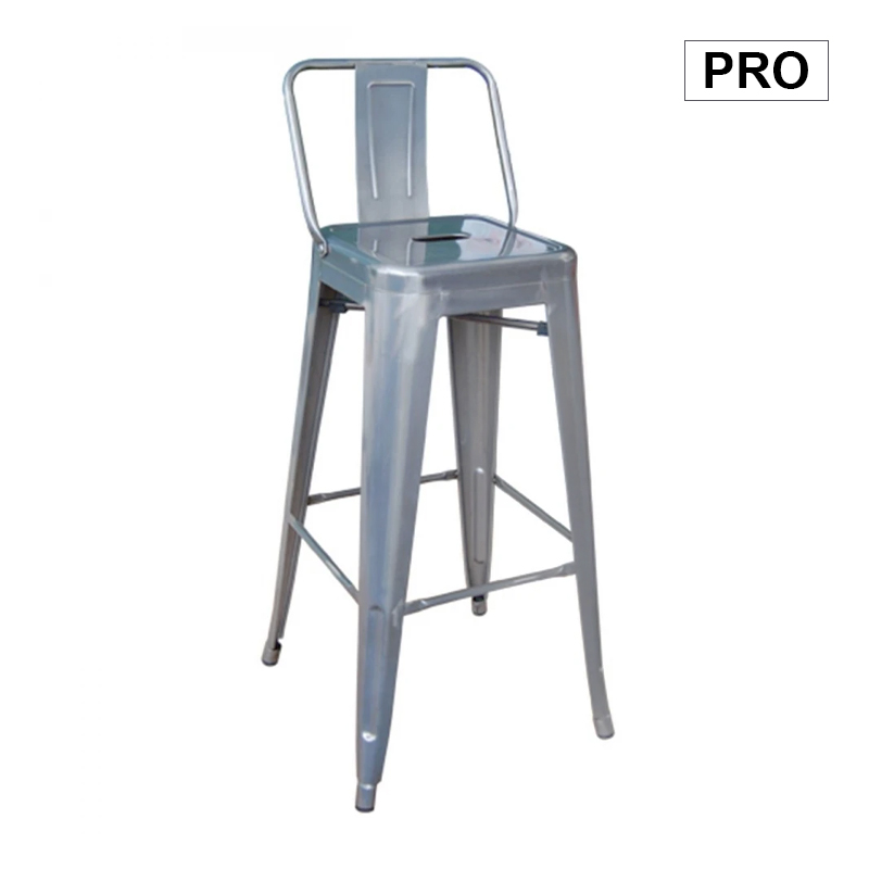 RELIX Bar Stool w/Back Steel Metal