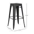 RELIX Bar Stool Steel Black