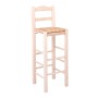 SIFNOS Bar Stool Unpainted with Rush Seat