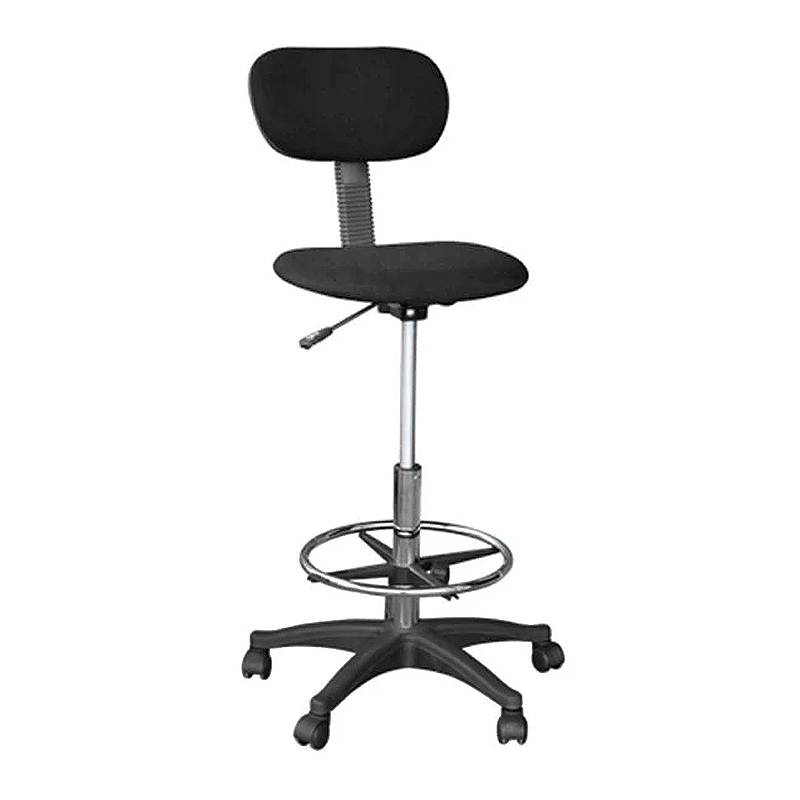 BF404 Reception-Cashier Bar Stool, Black