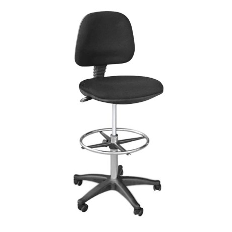 BF501 Reception-Cashier Bar Stool, Black