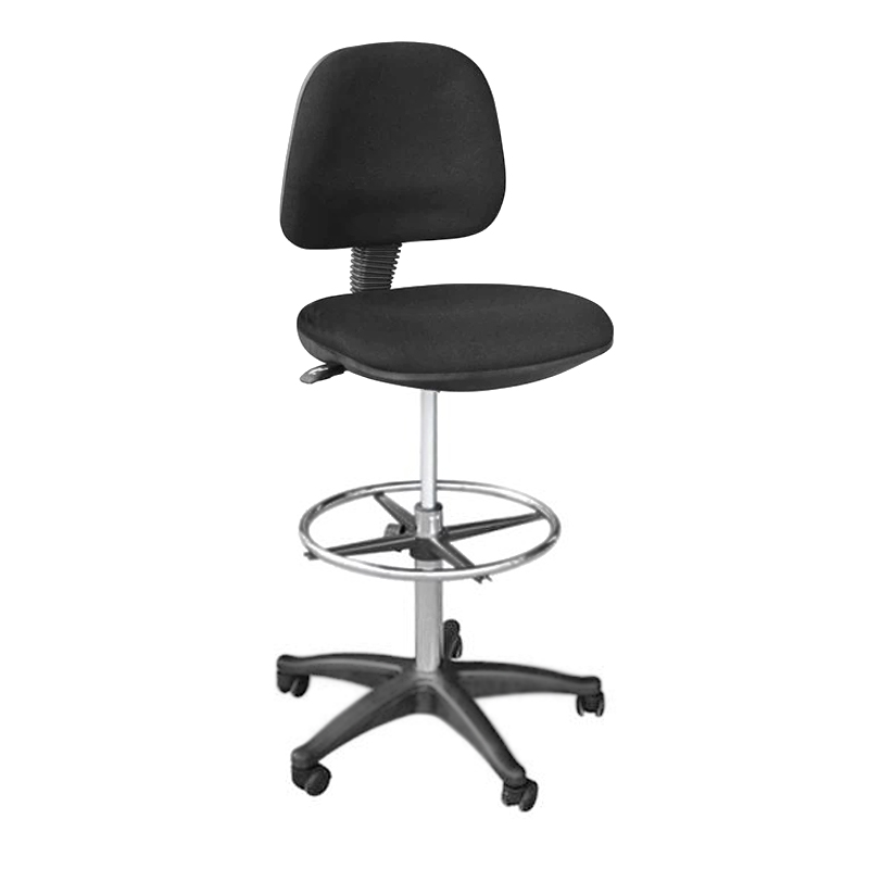 BF501 Reception-Cashier Bar Stool, Black