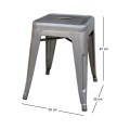 RELIX Low Stool Steel Metal