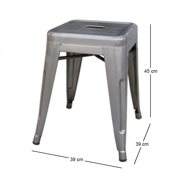 RELIX Low Stool Steel Metal