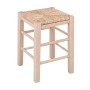 TAVERNA Stool H50cm Unpainted with Rush Seat