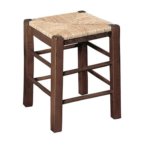 TAVERNA Stool H50cm Impregnation Walnut