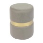 TOMMY Stool Gold/Fabric Grey Velure