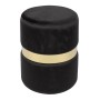 TOMMY Stool Gold/Fabric Black Velure