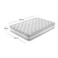 MATTRESS 150x200/28cm Bonnell Spring+Foam 2-side