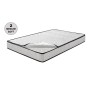 MATTRESS Top Foam Removable/Pocket Spring 90x200/21cm (2-side)