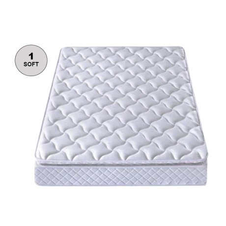 Στρώμα bonnell spring μονής όψης με ανώστρωμα foam Roll Pack (1)140x190x24εκ.