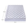 MATTRESS Bonnell Spring+Top Foam 150x200/24cm (Roll Pack)